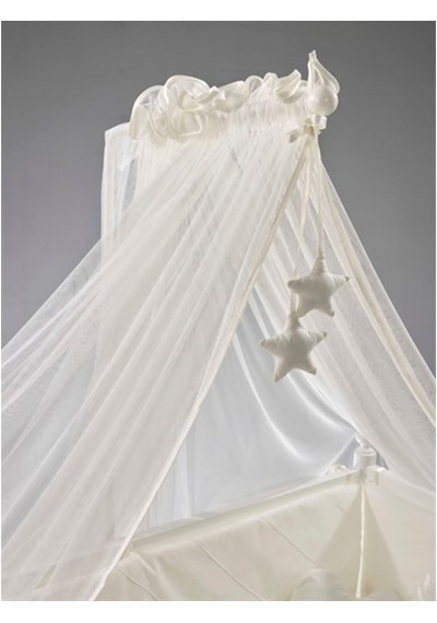 Meltem Kids Motto Ekru Nakışlı Pamuklu Bebek Uyku Seti 60 x 120 CM Ekru