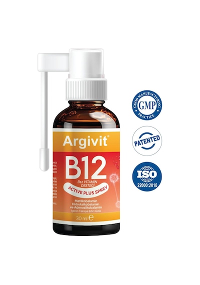 Active Plus B12 Vitamin Sprey 30 Ml