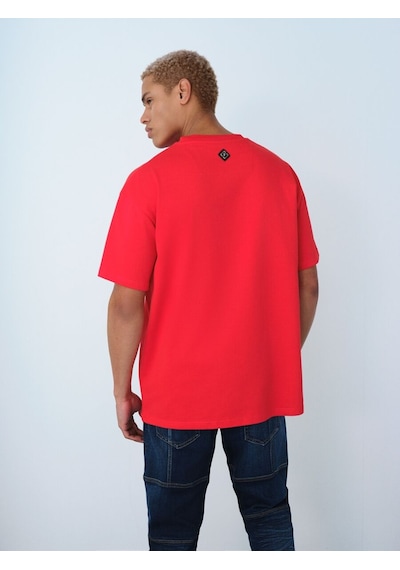 LOFT Loose Fit Erkek Tshirt K.kol Lf2036827 Q1.v1 Kırmızı