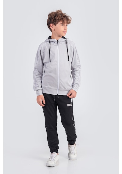 Dalgıç Kumaş Unisex Çocuk Eşofman Takımı Unlimited Potential Esf1725y Gri