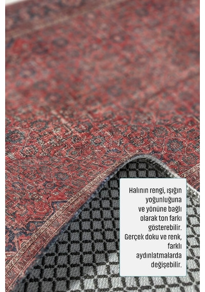 Dekoratif Halı Kaymaz Taban Leke Tutmaz Yıkanabilir Kilim Özel Ölçü Salon Halısı 3042