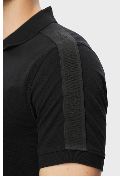 Guess Thor Regular Fit Düğmeli Erkek Polo Z6yp03k4967 Polo Z6yp03 K4967 Jblk Siyah