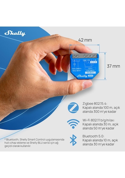 Shelly 1 Gen4 Akıllı Röle