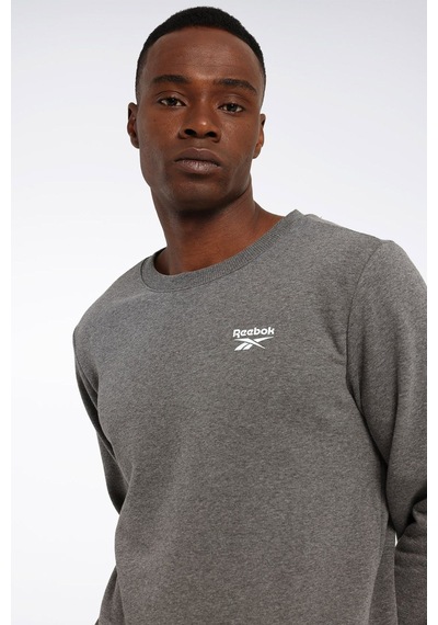 Reebok Rı Ft Left Chest Crew Gri/antrasit Erkek Sweatshir 101965467 Gri