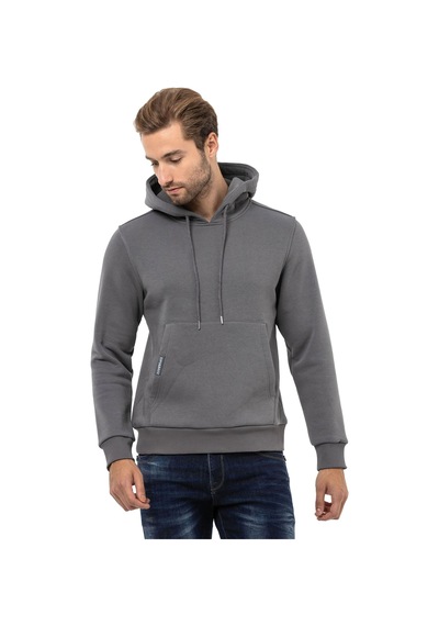 Cipo & Baxx Cl557 Basic Erkek Kapişonlu Sweatshirt 001