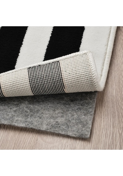 Ikea Vandplats Halı 170 X 240 Cm Yeşil - Siyah - Beyaz Çok Renkli
