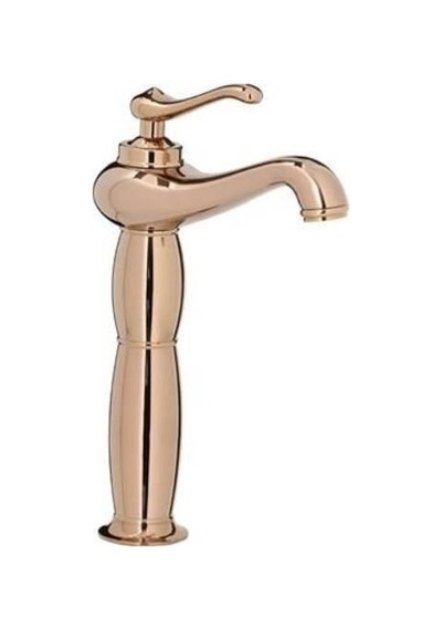 Fontana - Yüksek Tip Lavabo Bataryası Rose,gold Outlet - F-123- Diğer