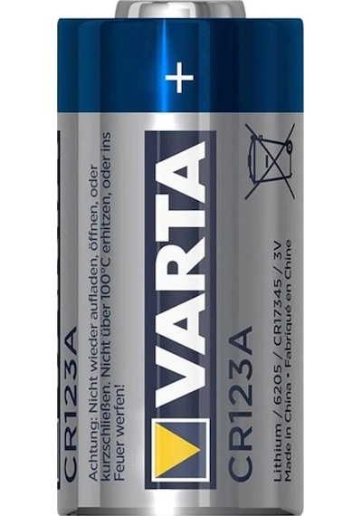 Varta 6205 CR123A 3V Lityum Pil 3'lü