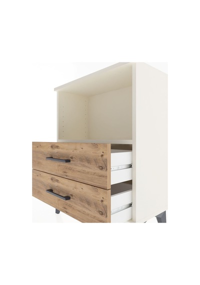 Arges Komodin 2 Çekmeceli 60x30x80 Aytaşı-çam Aytaşı