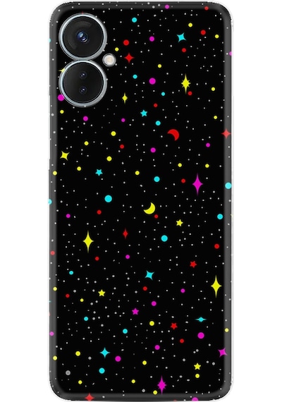 Tecno Spark 9 Pro Kilif Silikon Desen Puantiye Ve Ay 1726 566399451