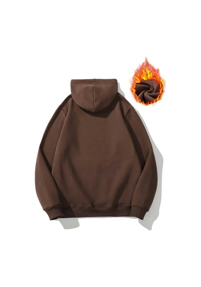 Altamira Unisex Ayıcık Baskılı Oversize Kapşonlu Sweatshirt 001