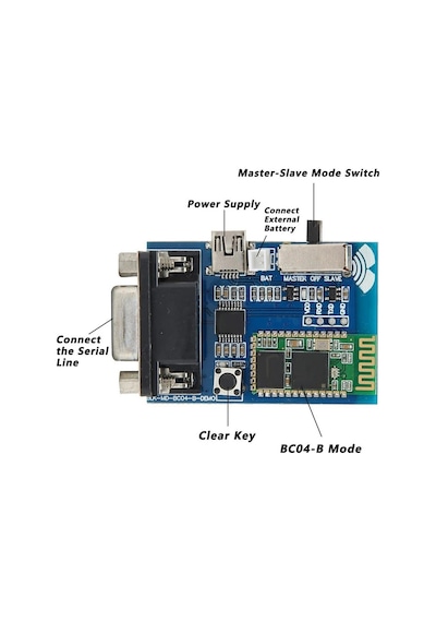 Rs232 Bluetooth Seri Adaptör Modülü