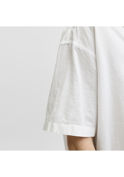 Jack & Jones Büyük Beden Resort Yaka Gömlek - Breeze - 12288661 Beyaz