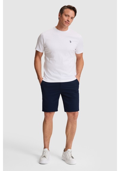 U.s. Polo Assn. Erkek Beyaz Tişört Basic 50324944-vr013