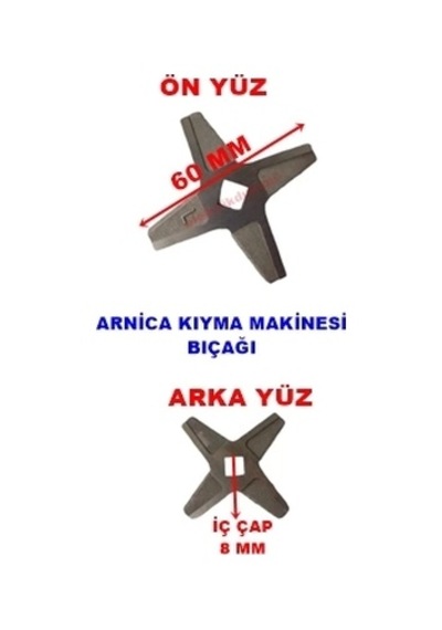Arnica Ek Promeat Kıyma Makinesi Kesici Bıçağı