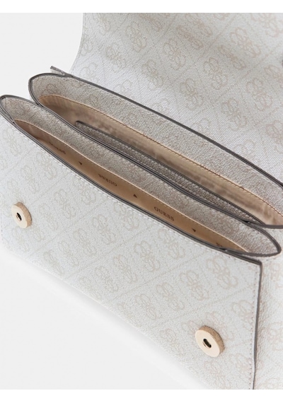 Guess Leona Logolu Dönüştürülebilir Kapaklı Çapraz Askılı Kadın Mavi Omuz Çantası Hwsg9917210-bnn Mavi