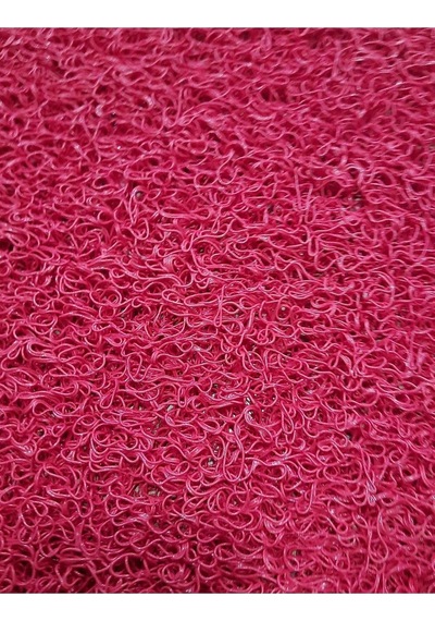 Karmat Kıvırcık Paspas, Karmaşık Paspas, Pvc Paspas, 100cm. 100cm. Kırmızı-100 X 100 Çok Renkli