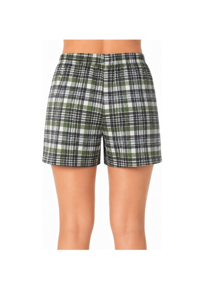Yasar Underwear Kadın Ekose Şort Pijama Altı Kurdele Detaylı Lastikli Bel Rahat Kesim Haki,siyah Haki,siyah Yasar Underwear Kadın Ekose Şort Pijama Altı Kurdele Detaylı Lastikli Bel Rahat Kesim Haki,siyah Haki,siyah