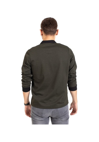Erkek Orta Yaş ve Üzeri Polo Yaka Cepli Uzun Kollu Fitilli Mevsimlik Sweatshirt 1219-Haki Yeşili-Haki Yeşili Haki Erkek Orta Yaş ve Üzeri Polo Yaka Cepli Uzun Kollu Fitilli Mevsimlik Sweatshirt 1219-Haki Yeşili-Haki Yeşili Haki