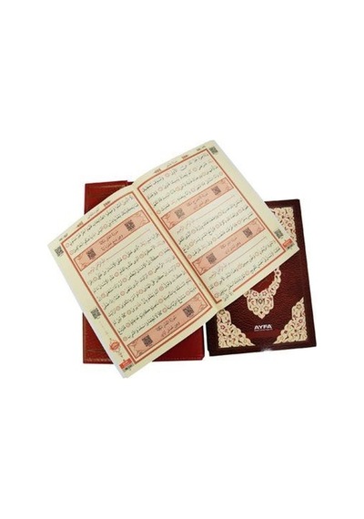 Kur'an-ı Kerim Otuz Cüz Hatim Orta Boy Kırmızı Çantalı Diyanet Mühürlü