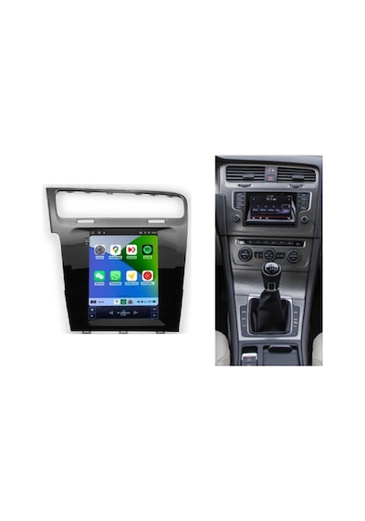 Aln Volkwagen Golf 7 Tesla 2013/2021 4gb Ram 64gb Hafıza Carplay Android Multimedya 12"