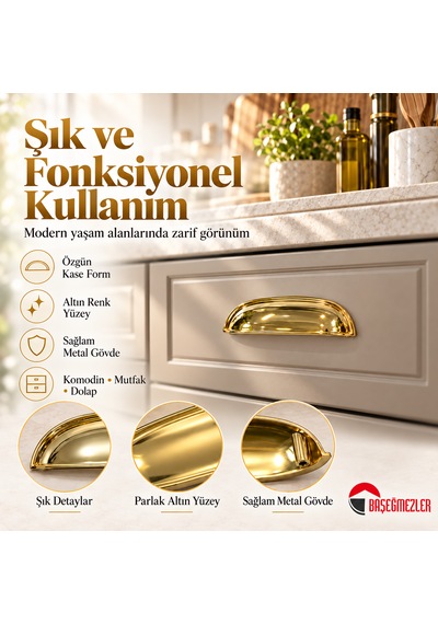 Haskan Tas Kulp Altın 96 Mm