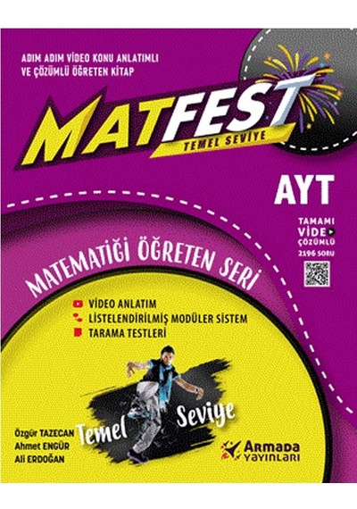 Armada Yks Ayt Matfest Temel Seviye Soru Kitabı Yeni