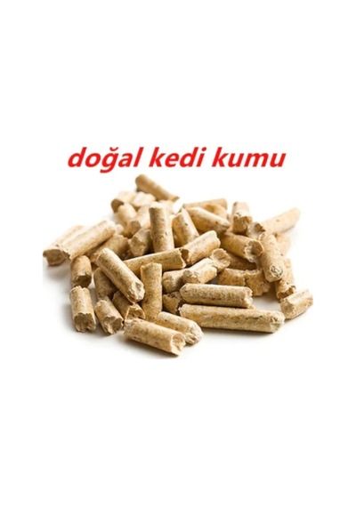 A1 Kalite Pelet Çam Talaşı Kedi Kumu 10 Kg 8 Mm