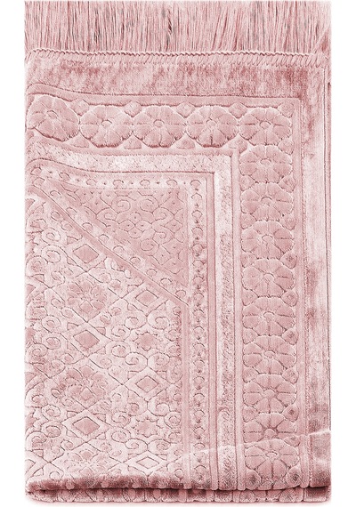 Kadife Seccade İnci Velvet Pearl - Pembe Pembe