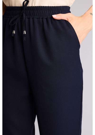 Defacto Slım Fıt Yüksek Bel Jogger Paça Pantolon H8464ax26smnv71 Lacivert-nv71