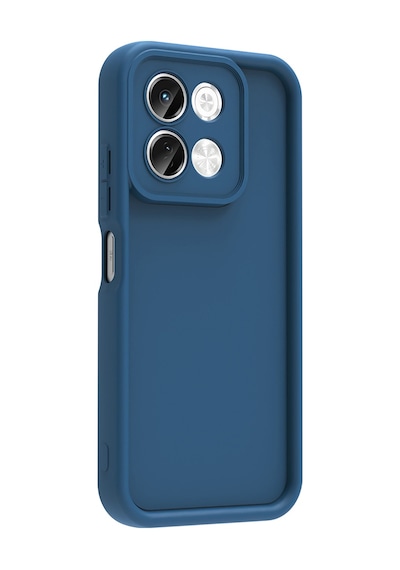 Tecno Spark 30 Kılıf Kamera Korumalı Zore Ananas Kapak Mürdüm