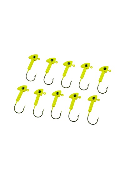 Jighead - Zoka - Kurşunlu Olta İğnesi - Xh-a 06 - Açık Yeşil - 7 Gr - 10 Adet