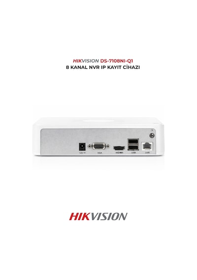 Ds-7108nı-q1 8 Kanal Ip Kamera Kayıt Cihazı 60mbps Nvr