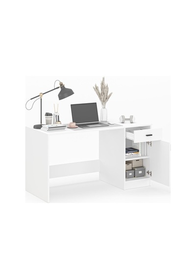 Mazı Çalışma Masası Ofis Masası Çekmeceli Masa Dolaplı Masa Beyaz Beyaz Mazı Çalışma Masası Ofis Masası Çekmeceli Masa Dolaplı Masa Beyaz Beyaz