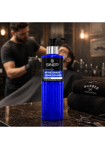 Sinep Tıraş Sonrası Nemlendiren Tahrişe Karşı Krem Kolonya, Balsam 400 Ml- Ice Cool