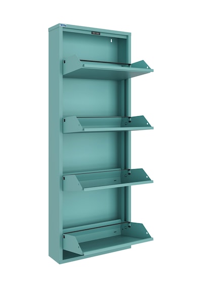 Ceha 4'lü Metal Ayakkabılık - Turkuaz K.AYK-4/P6034