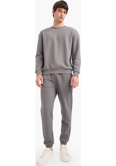 DeFacto Slim Fit Dar Kesim Fermuar Cepli Pike Eşofman Altı D5258AX25SPGR206