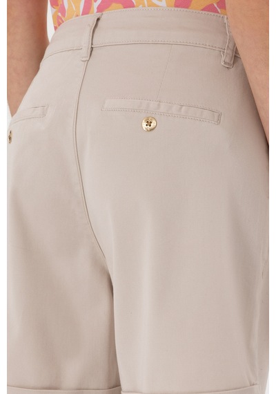 U.s. Polo Assn. Kadın Bej Şort / Bermuda 50309125-vr011 Bej