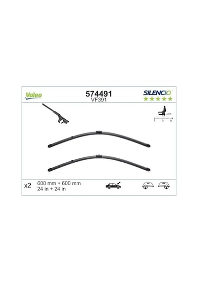 Mercedes Cls 350 C218 On Silecek Seti 2011-2017 Valeo 574491