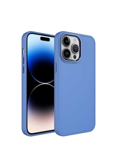 Apple Uyumlu iPhone 13 Pro Metal Çerçeve Ve Buton Tasarımlı Silikon Zore Luna Kapak