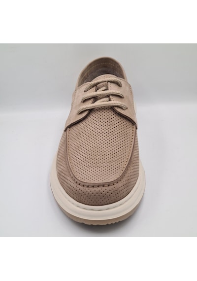 Greyder 64695 Vizon Nubuk Deri Erkek Casual Comfort Ayakkabı Vizon