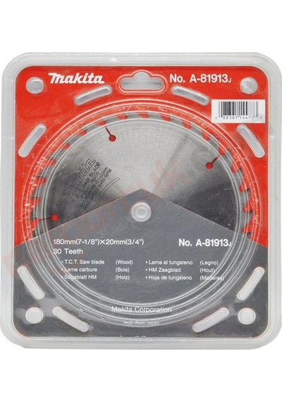 Makita A- 81913 Elmas Testere Sunta Kesme 180x30 Diş