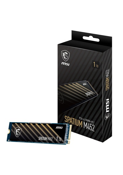 Msı Ssd Spatıum M452 Pcıe 4.0 Nvme M.2 1tb 1 Tb