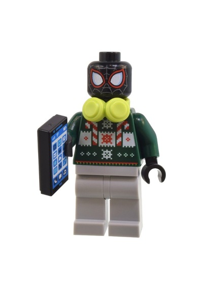 Spider-man 2024 Mikro Yapılar - Day 13 - Miles Morales With Headphones And Cell Phone