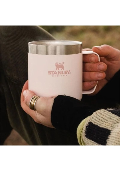 The Legendary Camp Mug Kapaklı Termos Bardak 0.35l 12oz - Rose Quartz