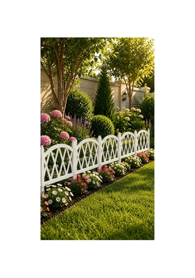 Greenflex Plastik Bahçe Çiti Bahçe Dekorasyon Çiti Panel Çit Çiçek Koruma Çiti Beyaz Beyaz 10 Adet Greenflex Plastik Bahçe Çiti Bahçe Dekorasyon Çiti Panel Çit Çiçek Koruma Çiti Beyaz Beyaz 10 Adet