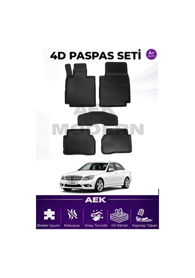 Mercedes C Serisi W204 4d Paspas Seti 2007-2014 A++ Kalite 5 Parça