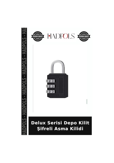 Delux Serisi Depo Kilit Şifreli Asma Kilidi