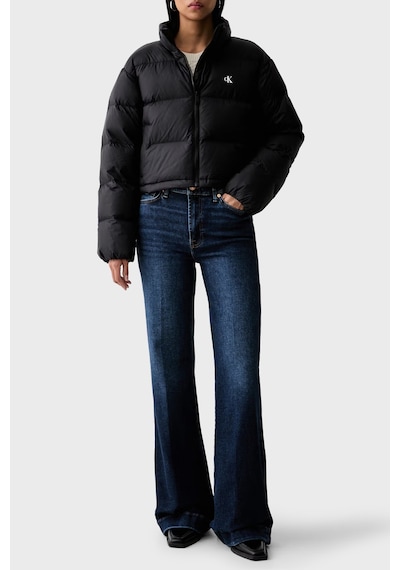 Calvin Klein Kapitoneli Su İtici Dik Yaka Şişme Mont Lv047h503gub1 Kadın Mont Lv047h503g Ub1 Siyah