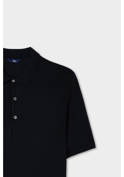 D's Damat Ds Damat Slim Fit Siyah Düz Örgü Yazlık Rayon Triko T-shirt 4hf069421001m 001